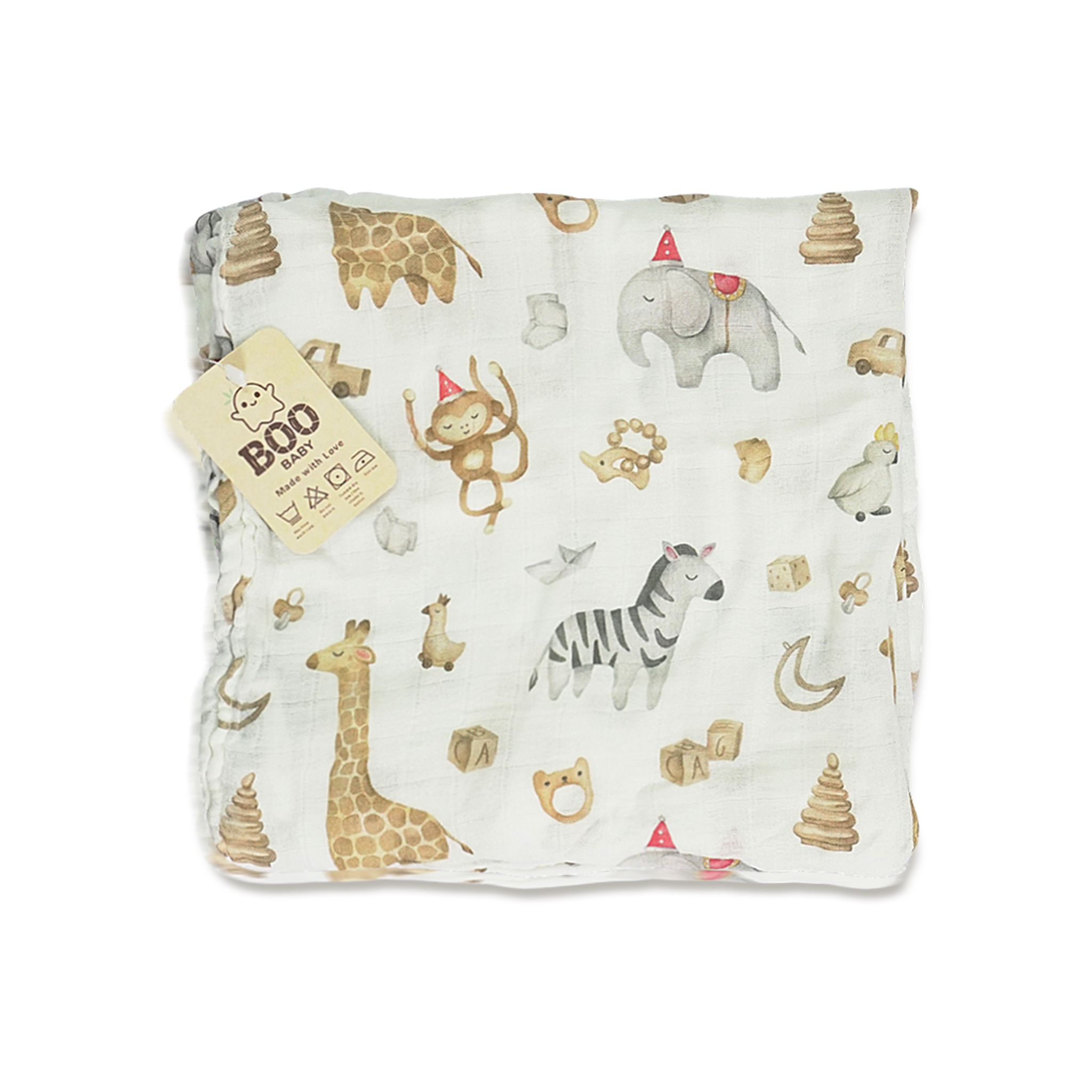 Blanca Bamboo Muslin Swaddle