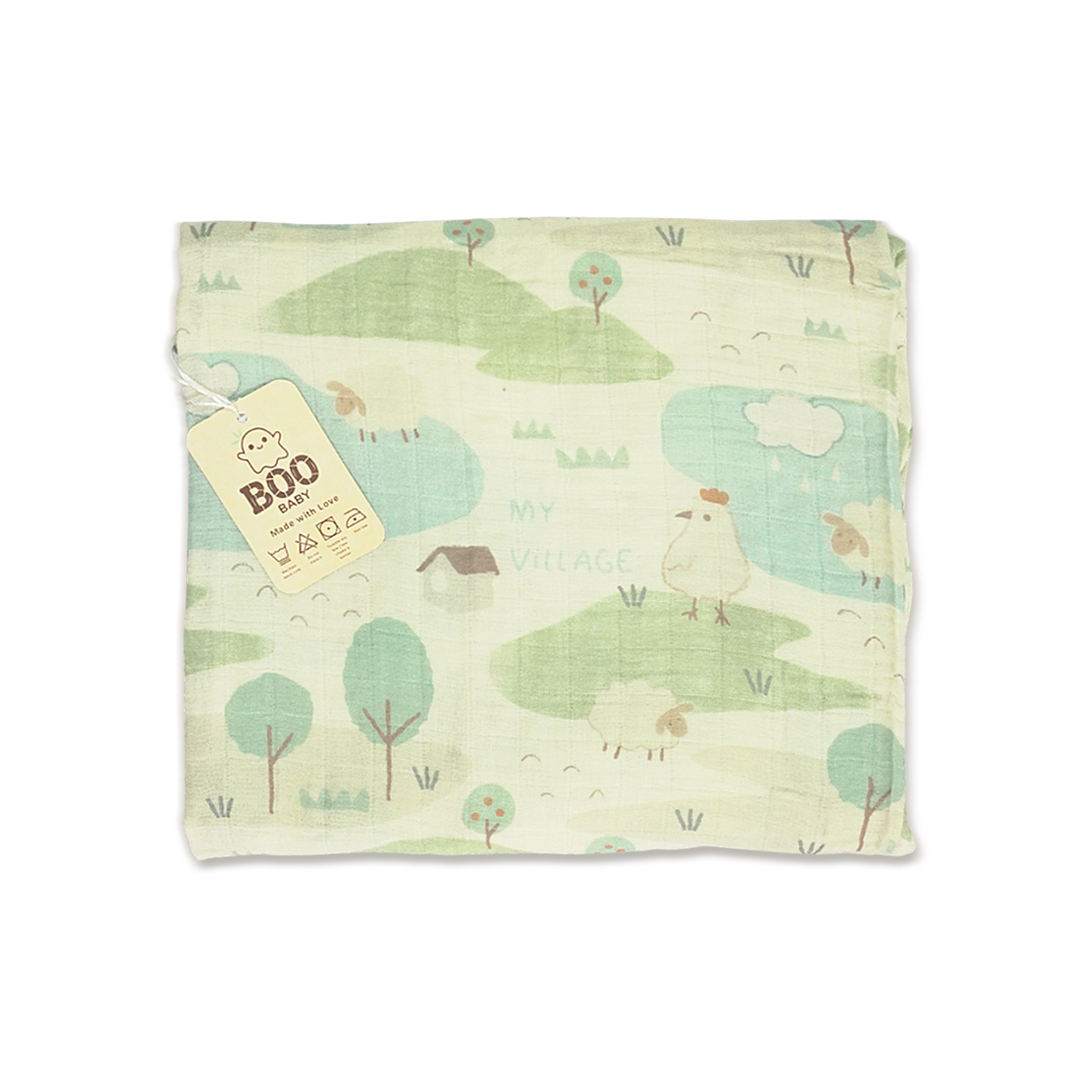 Blanca Bamboo Muslin Swaddle