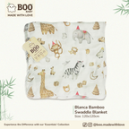 Blanca Bamboo Muslin Swaddle