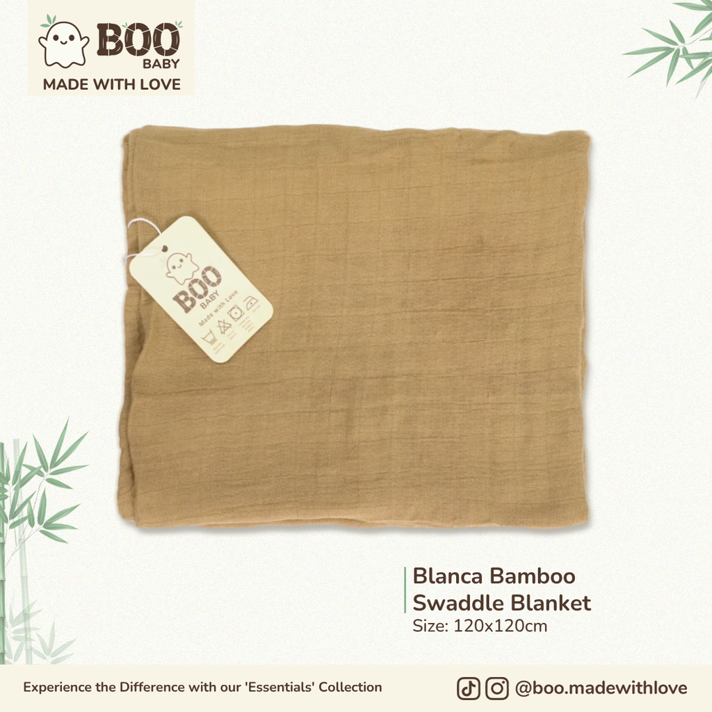 Blanca Bamboo Muslin Swaddle