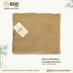 Blanca Bamboo Muslin Swaddle