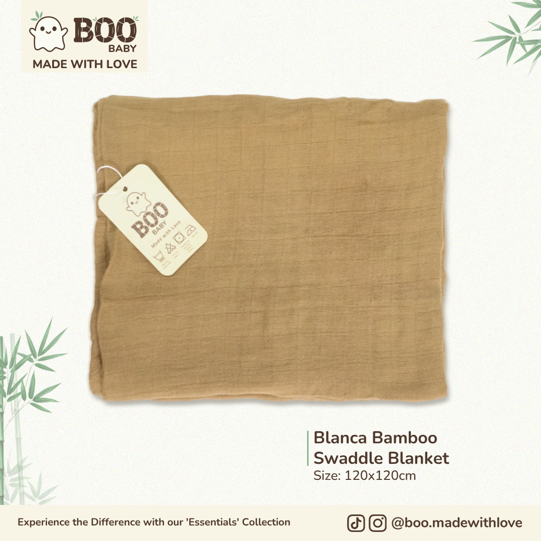Blanca Bamboo Muslin Swaddle