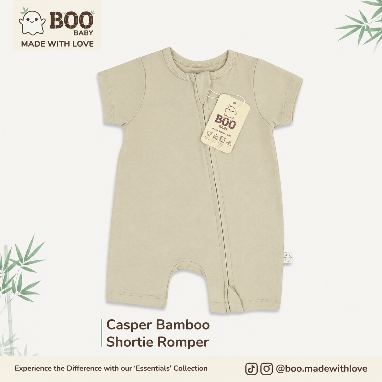 Casper Bamboo Shortie Romper