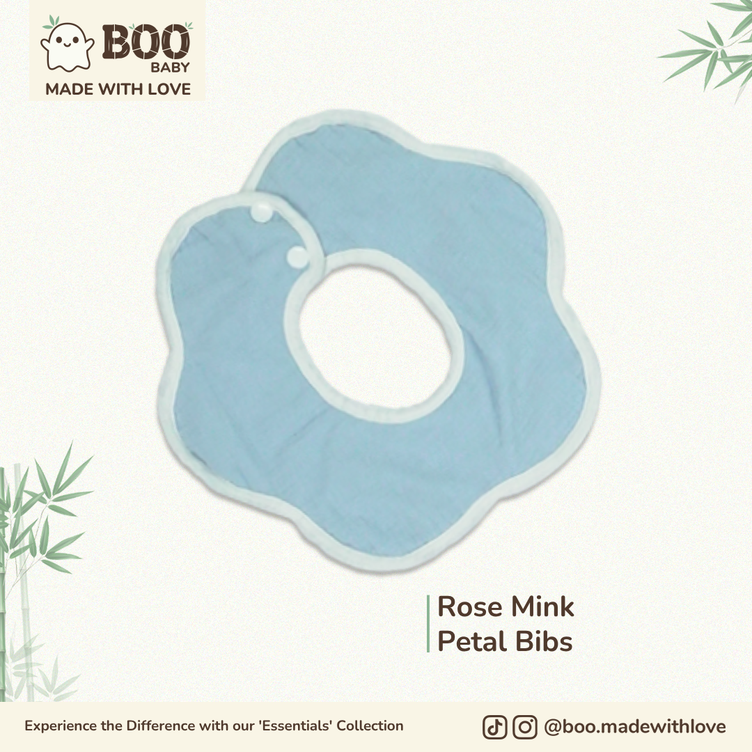 Rosé Cotton Petal Bib
