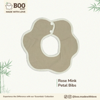 Rosé Cotton Petal Bib