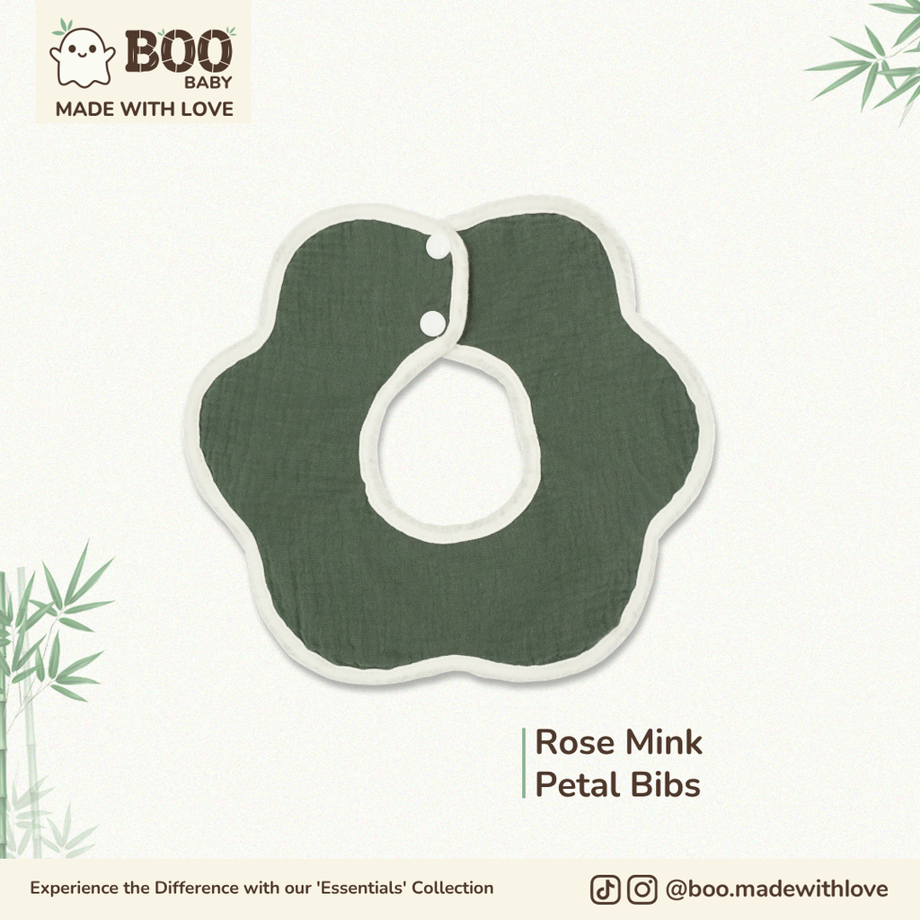 Rosé Cotton Petal Bib