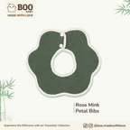 Rosé Cotton Petal Bib