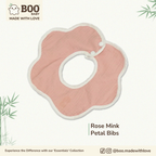 Rosé Cotton Petal Bib