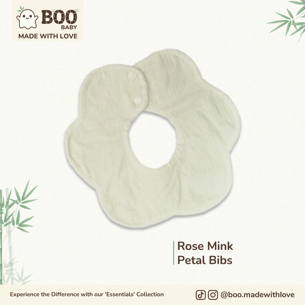 Rosé Cotton Petal Bib