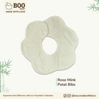 Rosé Cotton Petal Bib