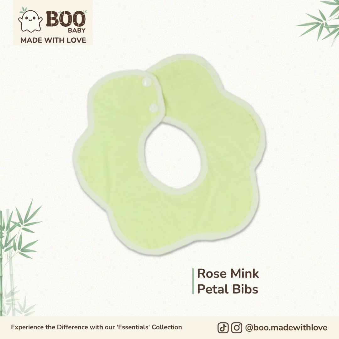 Rosé Cotton Petal Bib